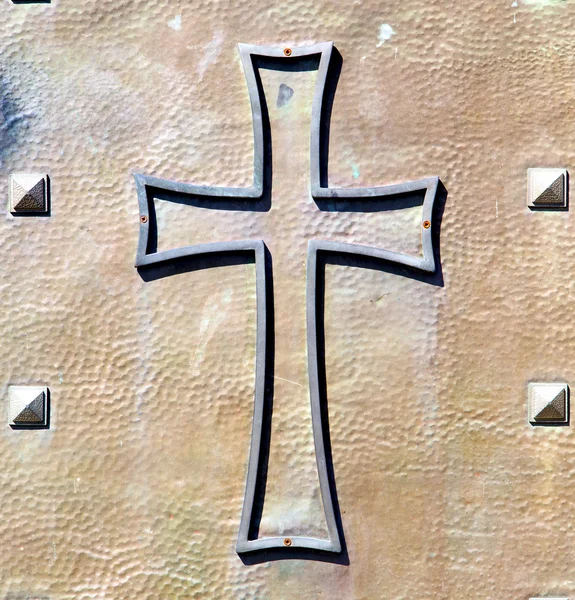 Włochy Lombardia patcha krzyż castellanza b — Zdjęcie stockowe