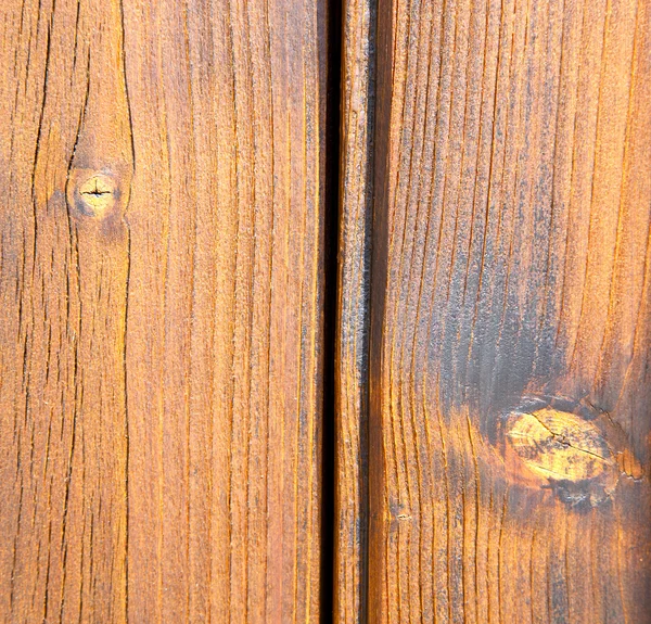 Jerago abstract    door curch  closed wood italy  lombardy — Stock Photo, Image