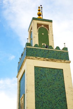 Müslüman Camii Fas Afrika gökyüzünde