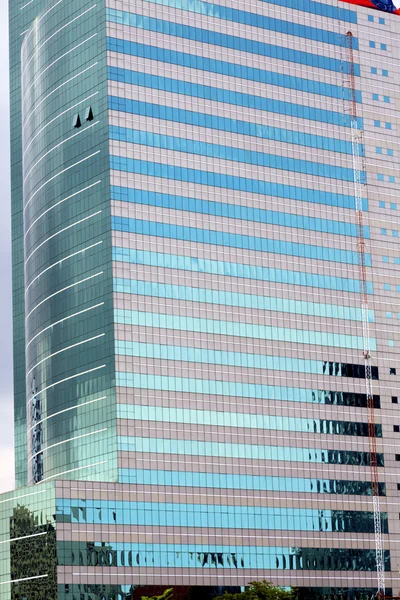 Ásia bangkok tailandês reflexo de algum palácio azul — Fotografia de Stock