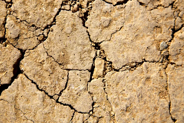 Sabbia secca marrone nel deserto del sahara marocco e astratto — Foto Stock