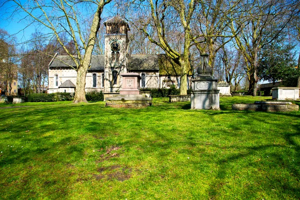 I kyrkogården historia — Stockfoto