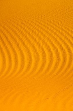 sahara Fas çölünde kahverengi dune 
