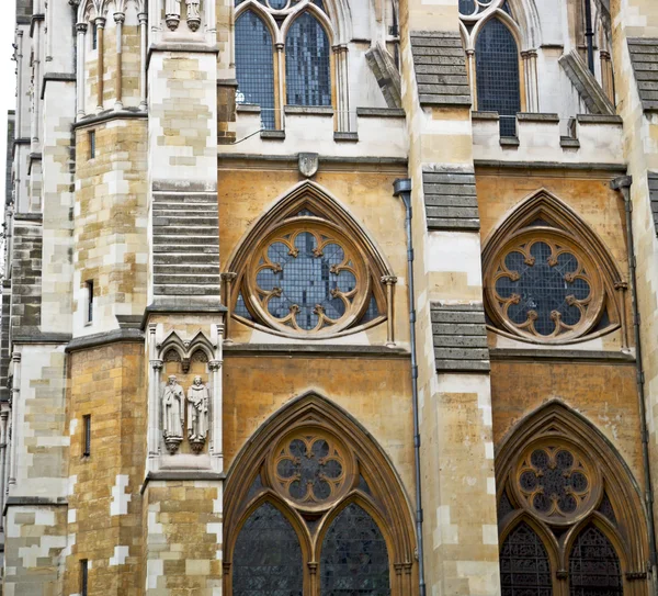 Catedral de Westminster en Londres Inglaterra antigua construcción y — Foto de Stock