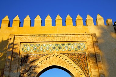 eski inşaat sokak gökyüzü Fas kemer