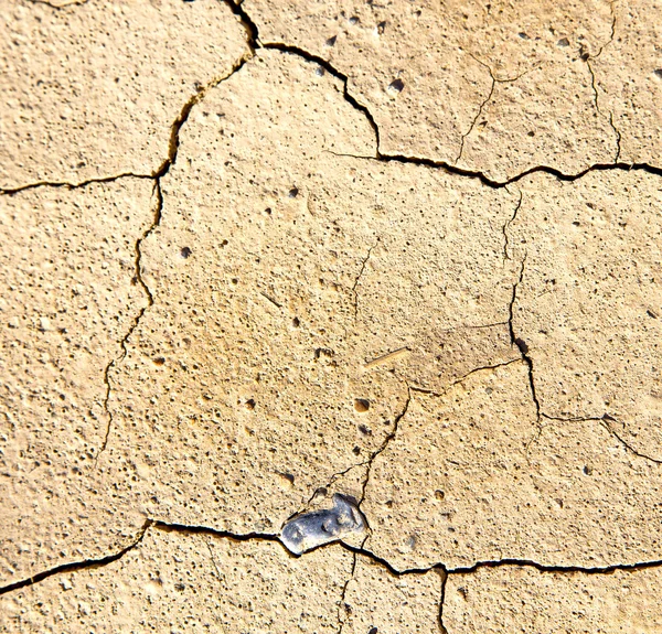 Brauner trockener Sand in der Sahara Wüste Marokko Afrika Erosion und Abstr — Stockfoto