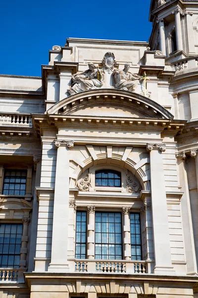 Viejo en Inglaterra Londres europe pared e historia — Foto de Stock