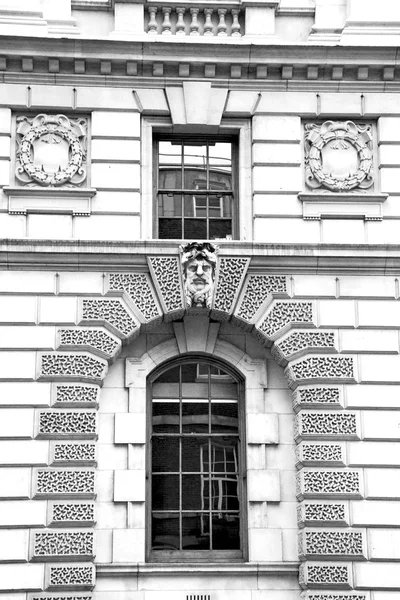 Arquitectura antigua en Inglaterra Londres pared de Europa y la historia — Foto de Stock