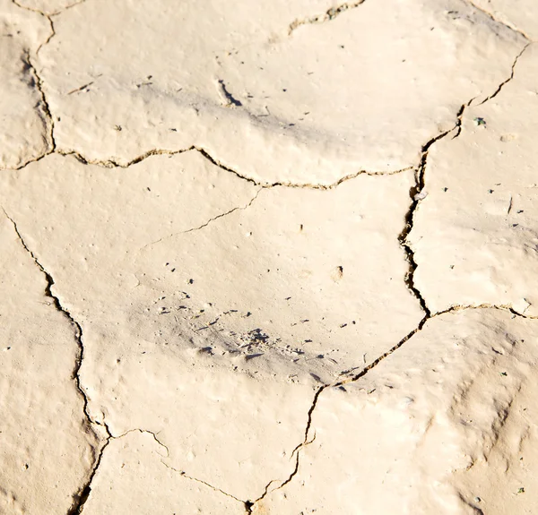 Brauner trockener Sand in der Sahara Wüste Marokko Afrika Erosion und Abstr — Stockfoto