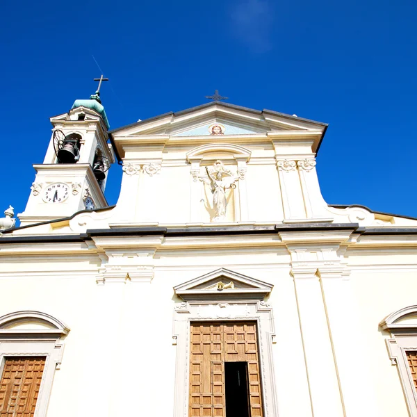 Gammal arkitektur i Italien Europa milan religion och solljus — Stockfoto