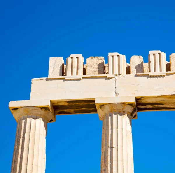 Athens históricos en Grecia la vieja arquitectura y la historica —  Fotos de Stock