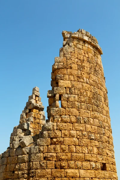 Em perge construção antiga templo romano — Fotografia de Stock