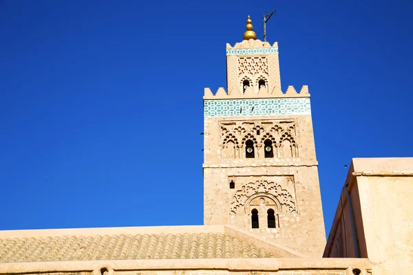 History in  africa    religion and the blue     sky — Stock Photo, Image