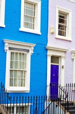 İngiltere'de duvar kapı Notting Hill'de 