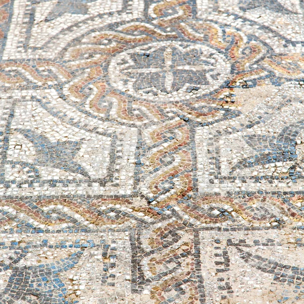 Techo de mosaico en la vieja ciudad de Marruecos África y viajes de historia — Foto de Stock