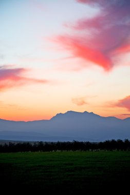 dağ Fas Afrika Sunrise