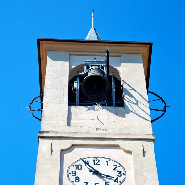 Monument klokkentoren in Italië Europa oude stenen en bell — Stockfoto