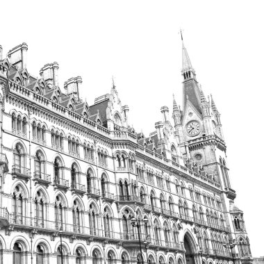 binalar Londra İngiltere'de windows ve tuğla dış   