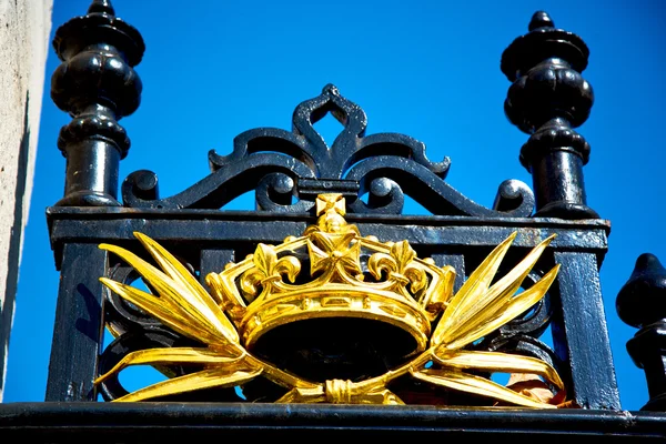 In london england   gate  royal palace — Stock Photo, Image