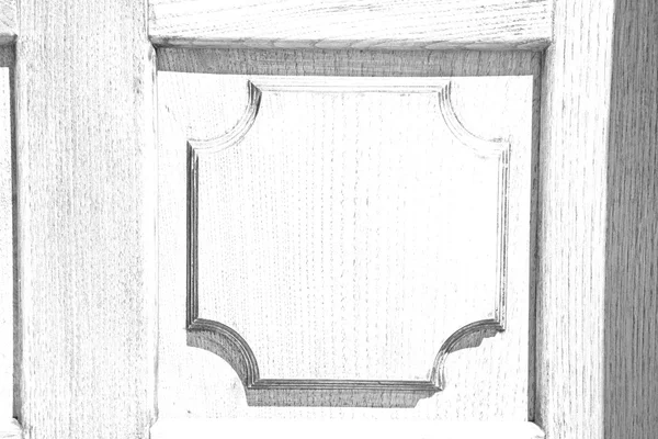 Textura de uma porta velha marrom na Itália europa — Fotografia de Stock