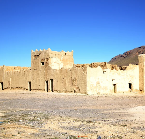 Hill africa in morocco the old contruction and histori — стоковое фото