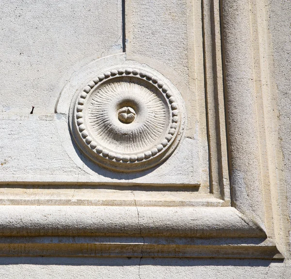 Castronno lombardia itália varese parede de um círculo curch patt — Fotografia de Stock