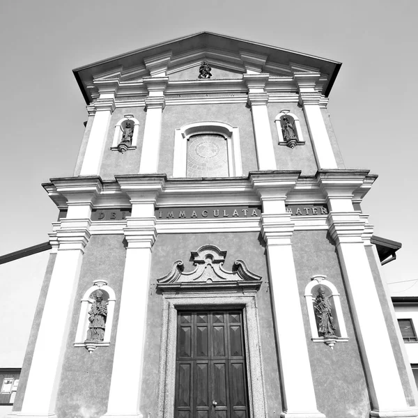 Oranje in Italië Europa Milaan religie en zonlicht oude ar — Stockfoto