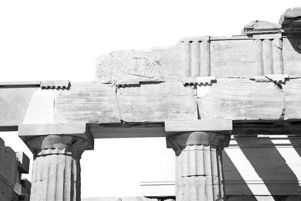 Athens históricos en Grecia la vieja arquitectura y la historica —  Fotos de Stock