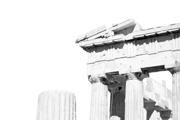 Історичні афін в Греції стара архітектура та історична — стокове фото