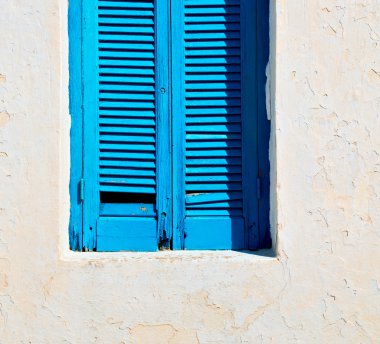 Santorini Avrupa Yunanistan eski mimari ve mavi venetia içinde