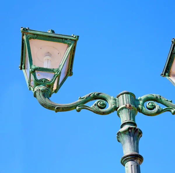 Light europe in the sky of     greece  lantern and  illuminatio — Stock Photo, Image