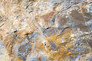 rocks stone and red orange gneiss in the   clipart