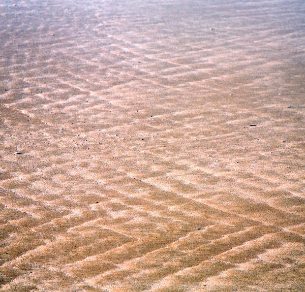 Dune Marokkó Afrika barna part nedves homokos strand közelében Tünde — Stock Fotó