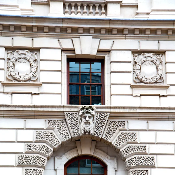 Arquitetura antiga na Inglaterra londres europa parede e história — Fotografia de Stock