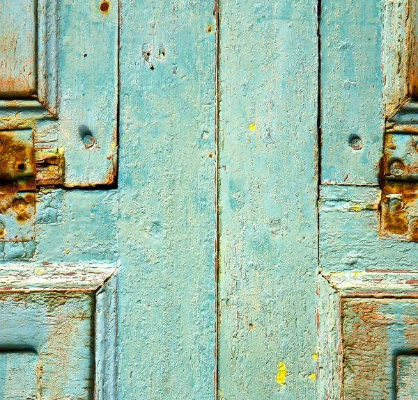 Porta dow colorido em Espanha lanzarote — Fotografia de Stock