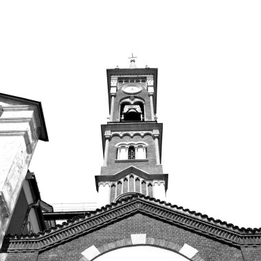 anıt Saat Kulesi İtalya Avrupa eski taş ve çan