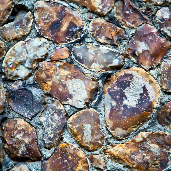 Textura de la pared en Londres Inglaterra y piedra en el suelo — Foto de Stock