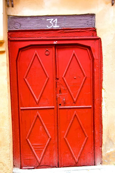 Marmo storico in stile antico edificio africa metallo — Foto Stock