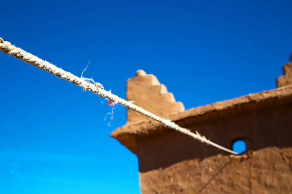 Marocká staré cihly v antické město — Stock fotografie