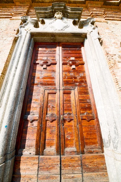 Puerta de la pared en italia land europe arquitectura y — Foto de Stock