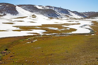 Afrika Fas nehir tepe