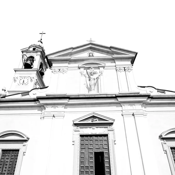 Puerta en italia madera antigua antigua y uñas de textura tradicional — Foto de Stock