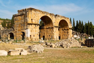  Anadolu pamukkale Roma Tapınağı 