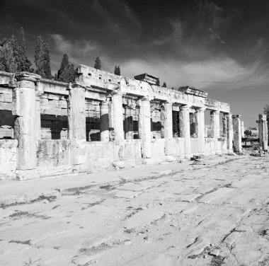  Anadolu pamukkale eski yapılar Asya Türkiye colum '