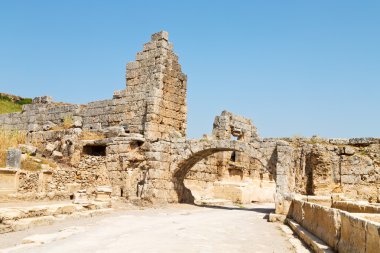  Perge inşaat Asya Türkiye'de Roma Tapınağı 