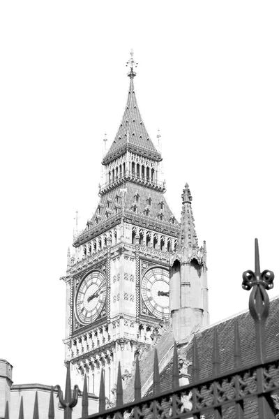 London big ben e construção antiga histórica inglaterra envelhecido cit. — Fotografia de Stock