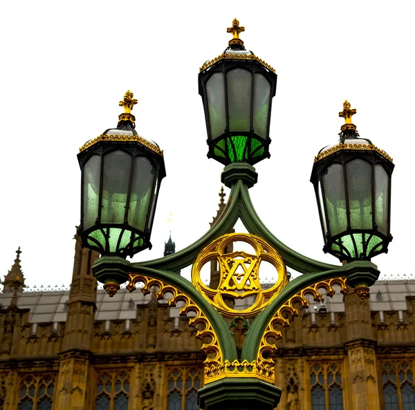 Europa im Himmel von London Laterne und abstrakte Illumination — Stockfoto