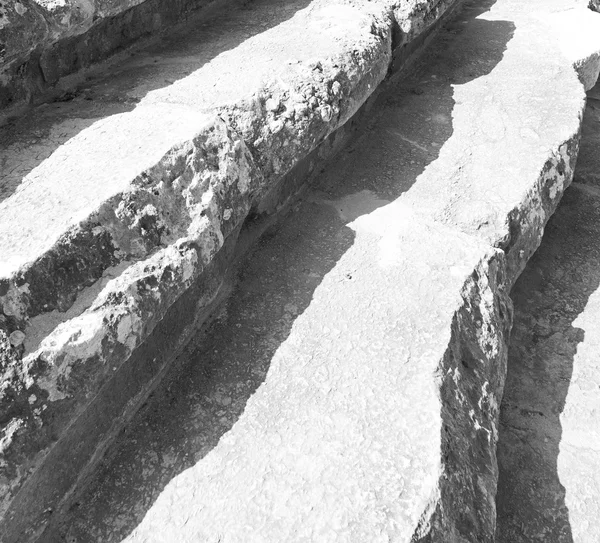 Na europa de peru aspendos o teatro antigo textura abstrata de st — Fotografia de Stock