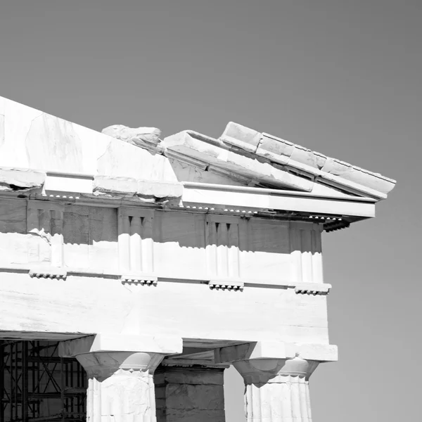 Athens históricos en Grecia la vieja arquitectura y la historica —  Fotos de Stock