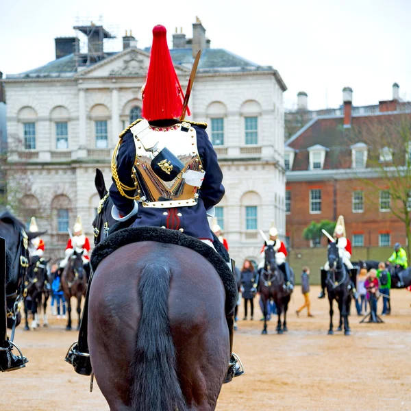In london england pferd und kavallerie für die queen — Stockfoto